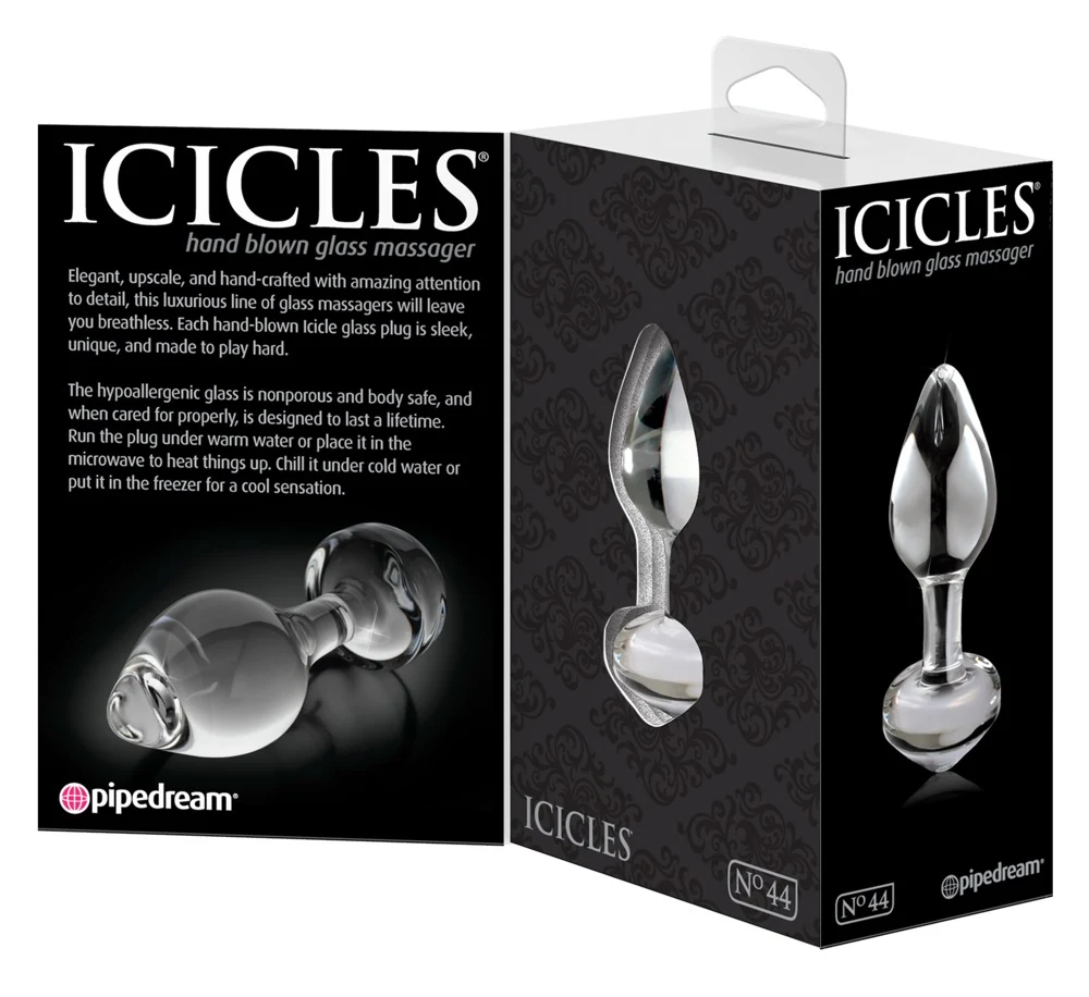 Icicles No. 44 8 cm anal toy