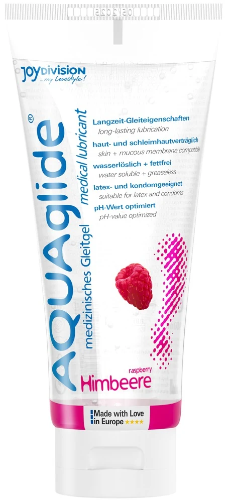 Joydivision Präparate AQUAglide Himbeere gleitmittel mit aroma
