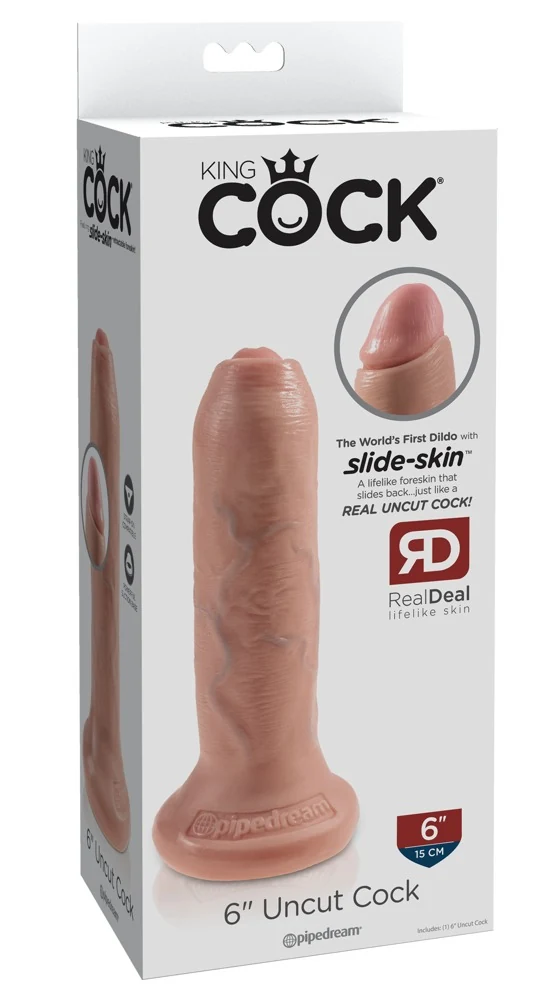 King Cock 6“ Uncut 15 cm dildo