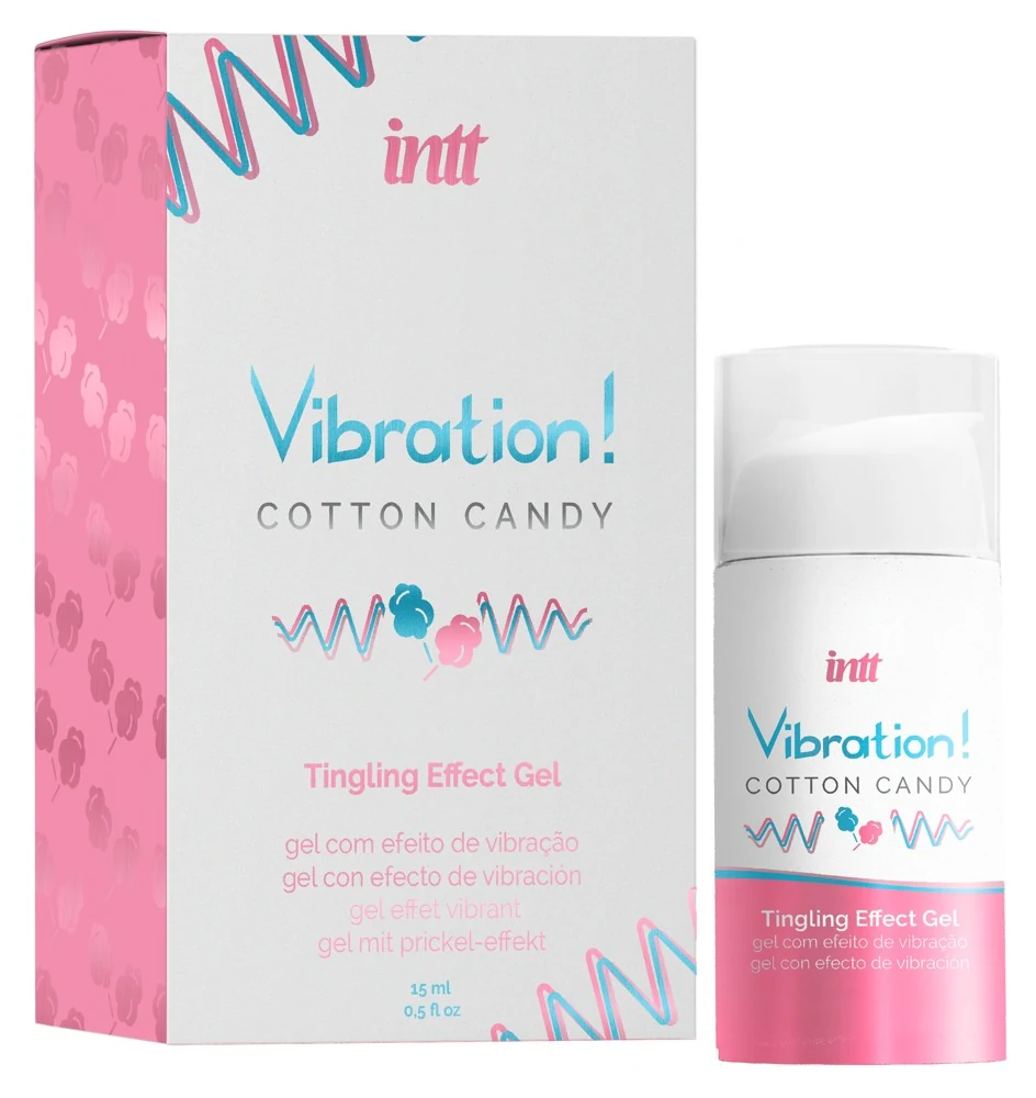 intt Vibration! Cotton Candy stimulierende gele sprays