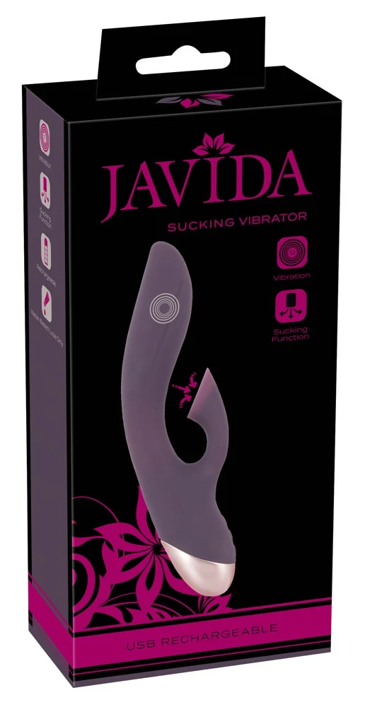 JAVIDA Sucking Vibrator 21,6 cm