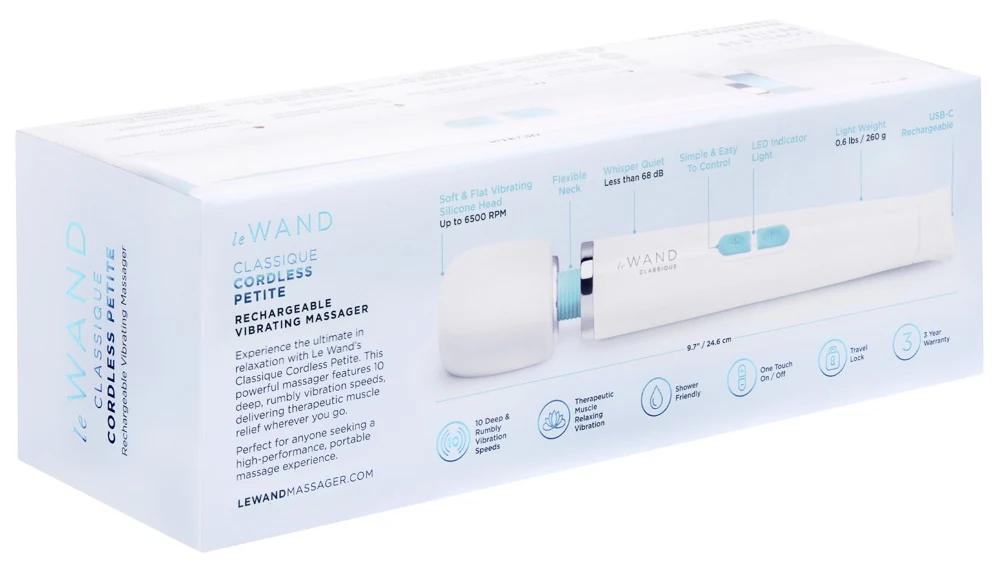 le Wand Classique Cordless Petite 24,7 cm vibrator