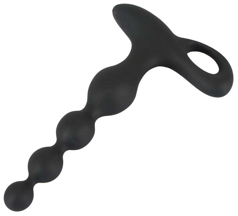Black Velvets Rechargeable anal beads 20 cm toy