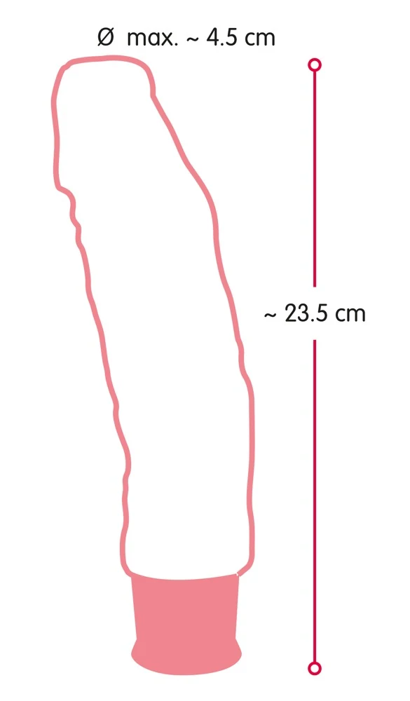 Nature Skin Big Vibe 23 cm vibrator