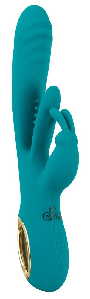 Sweet Smile Rabbit Vibrator with Thrust Function and G-Spot Stimulation 25 cm