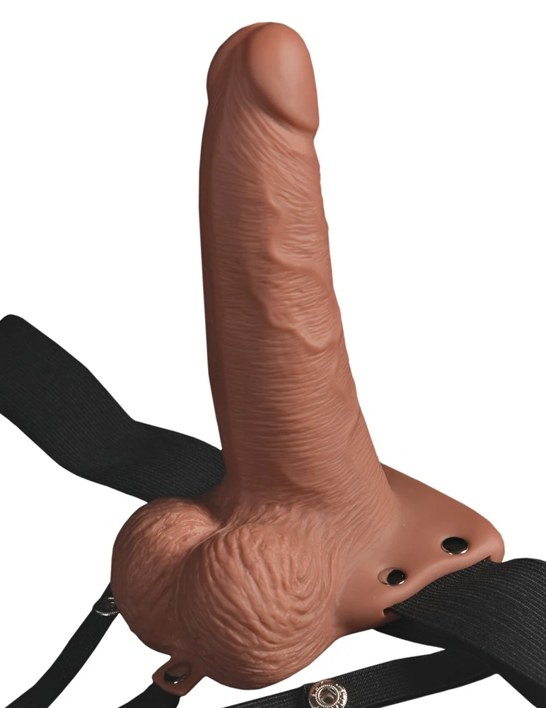 FF Series 6“ Hollow Strap-on with Balls