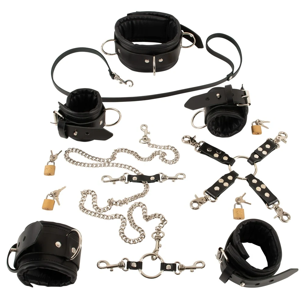 ZADO Fessel-Set aus Leder bondage fesseln