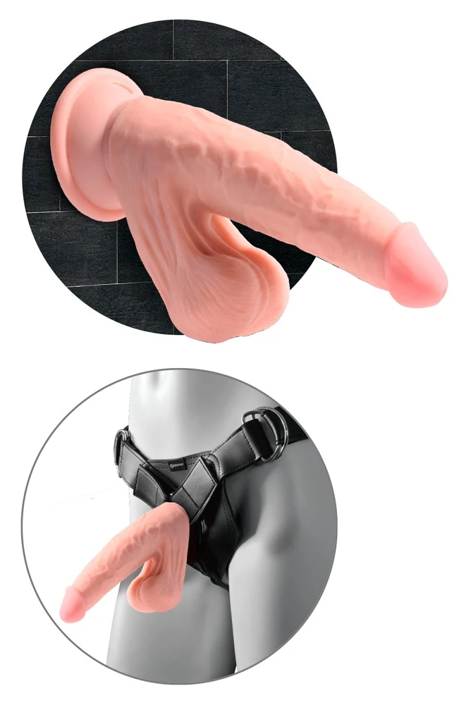 King Cock Plus Triple Density with Swinging Balls 19,5 cm dildo