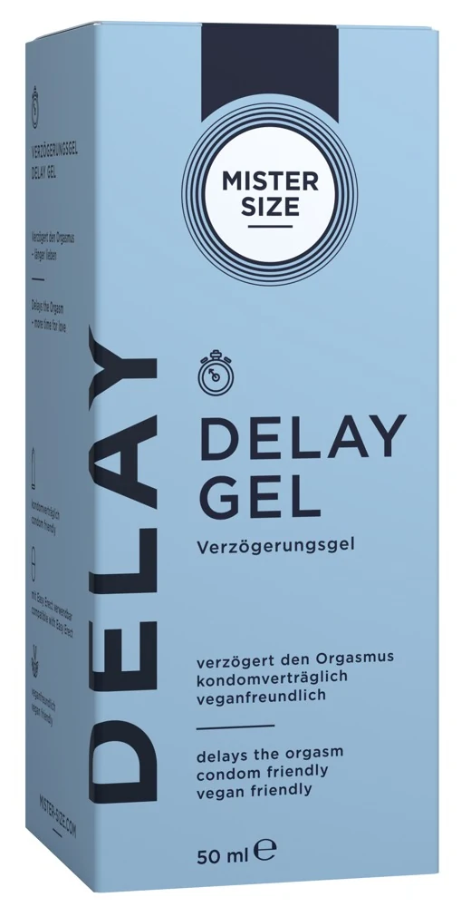 Mister Size Delay Gel stimulierende gele sprays