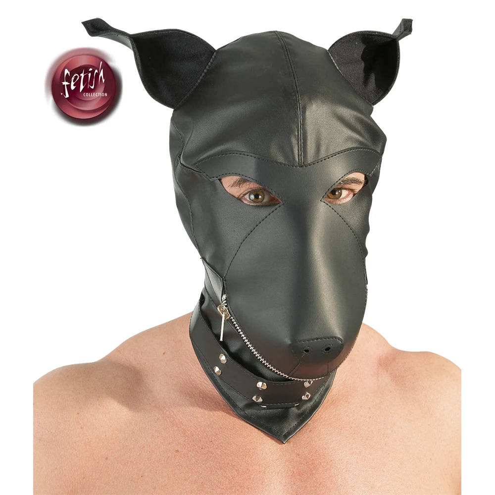 fetish Collection Dog Mask masken knebel