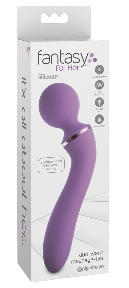 Fantasy For Her Duo Wand Massage-Her 19,5 cm vibrator