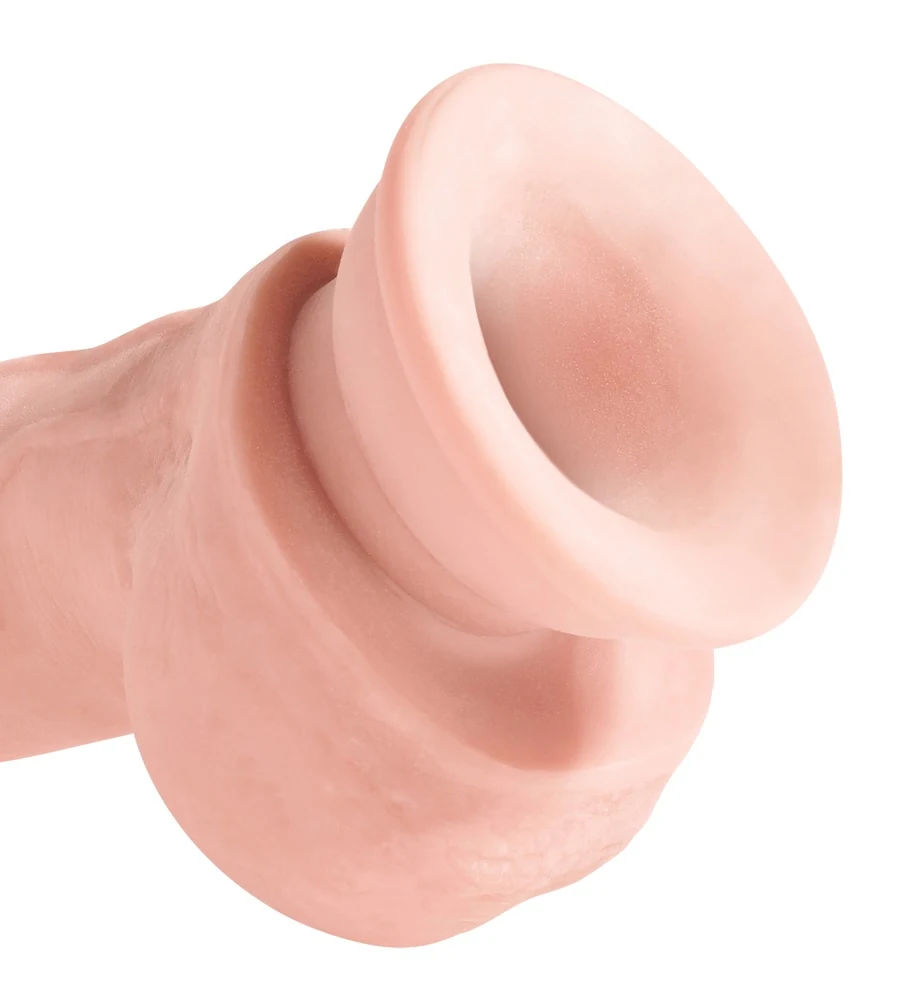 King Cock Plus 8“ Triple Density with Balls 24,1 cm dildo
