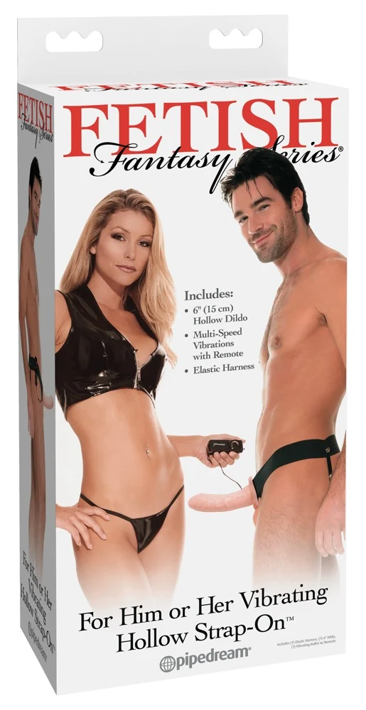 FF Series Vibrating Hollow Strap-On
