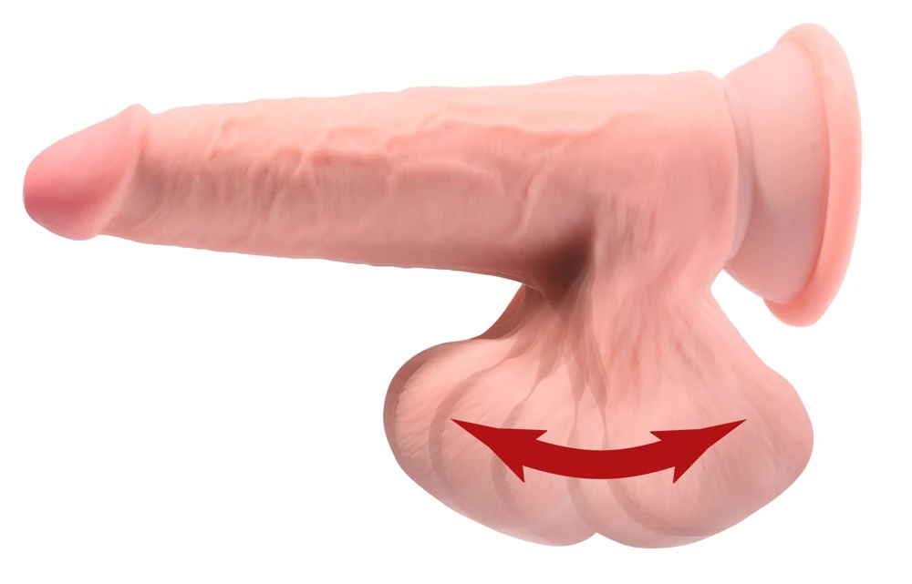 King Cock Plus Triple Density with Swinging Balls 24,5 cm dildo