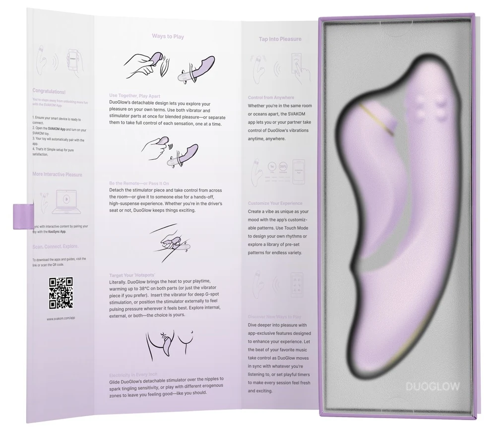 SVAKOM DuoGlow 19,6 cm vibrator