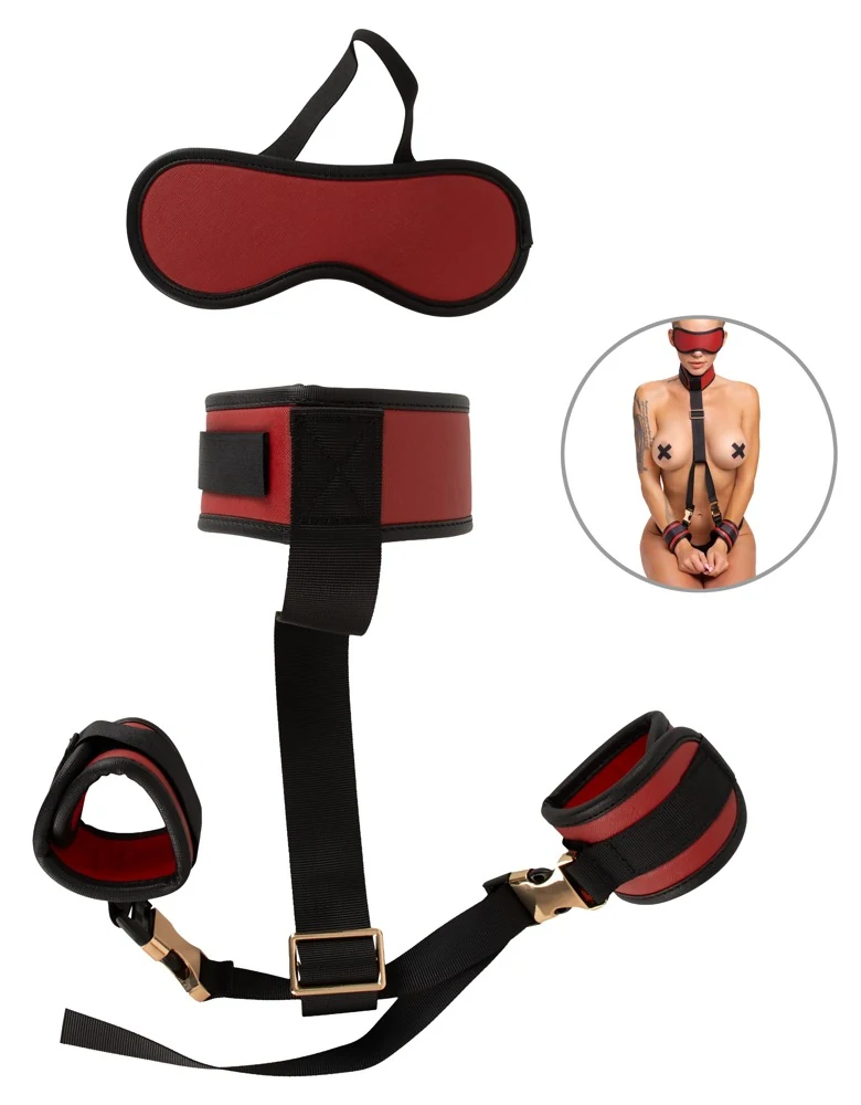 Bad Kitty Neck to Wrist Bondage Set fesseln