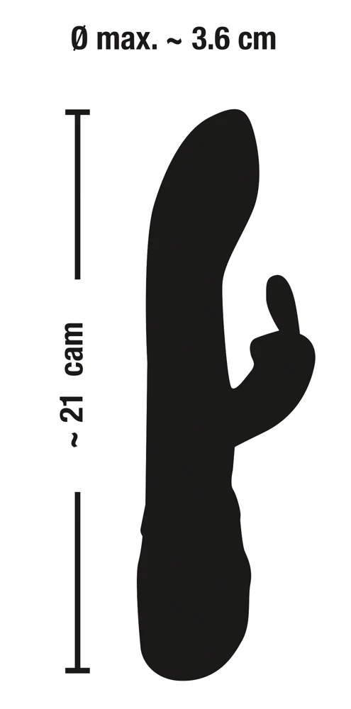 Sweet Smile Rechargeable Rabbit Vibe 21 cm vibrator