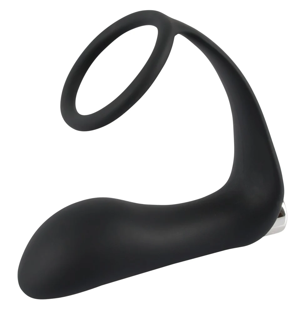 Black Velvets Vibrating Ring Plug 10,8 cm anal toy