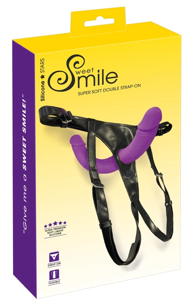 Sweet Smile Super Soft Double Strap-On