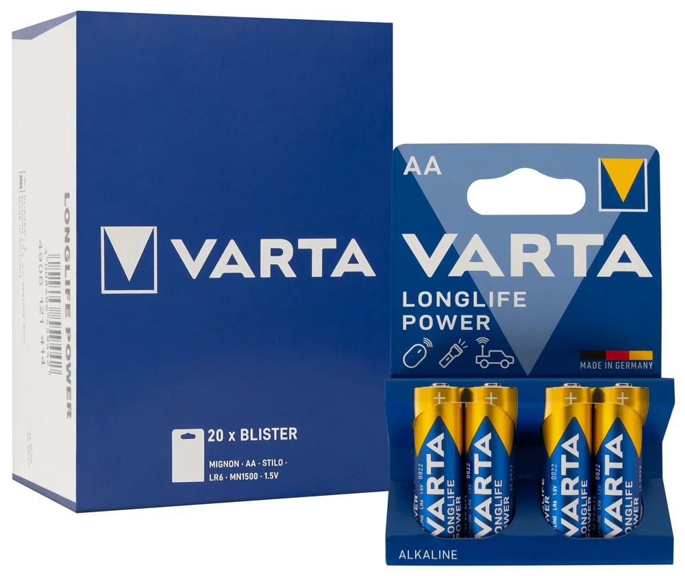 Varta Batterie AA 20x4er batterien