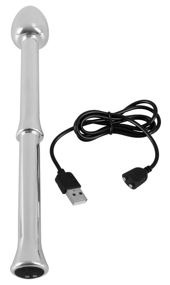 Rebel Vibrating Prostata Stimulator: Metal Milking Stick 26,5 cm vibrator
