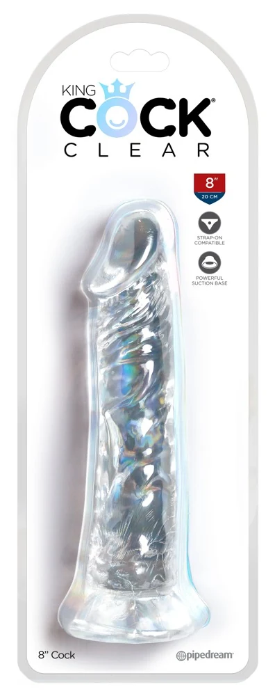 King Cock Clear 8“ 21,8 cm dildo