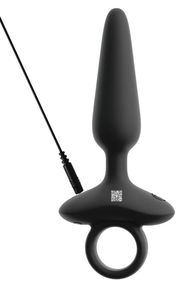 ANOS Flexible Butt Plug with Vibrations 15 cm anal toy