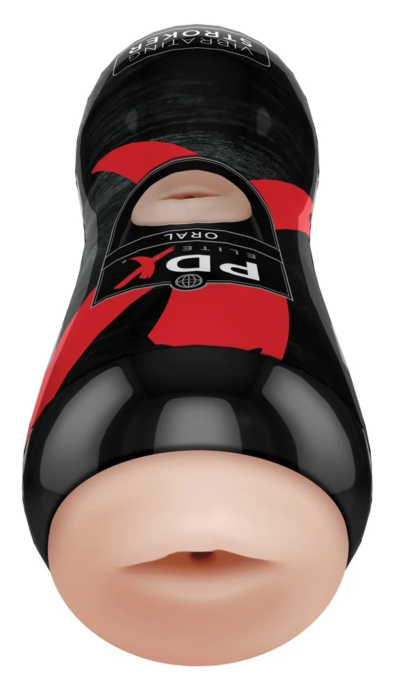 PDX Elite Oral Vibrating Stroker masturbator