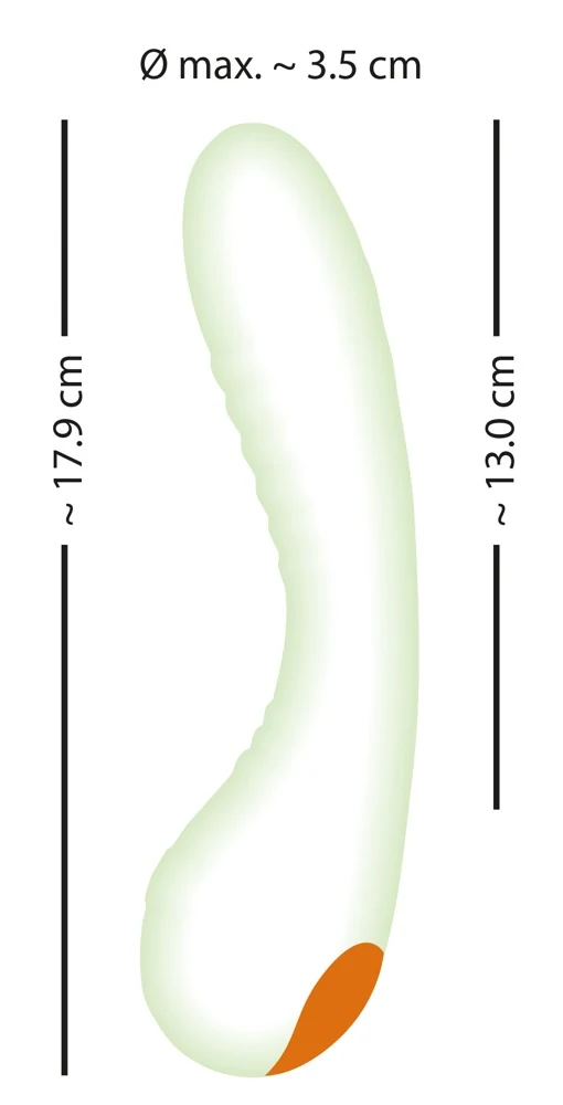 You2Toys Glow in the dark G-Spot 17,9 cm vibrator