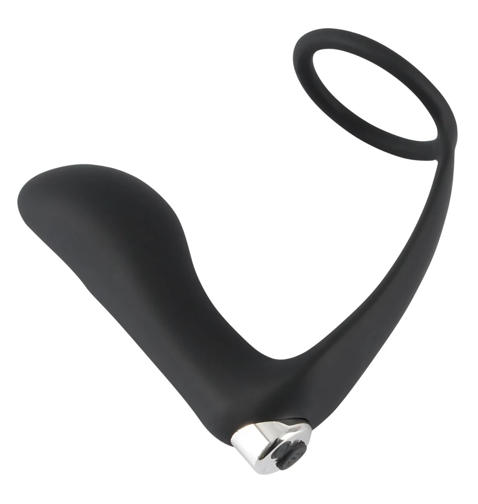 Black Velvets Vibrating Ring Plug 10,8 cm anal toy