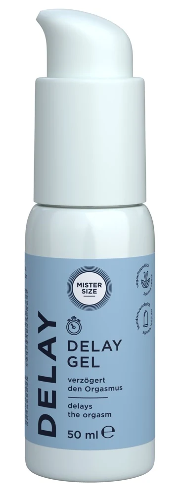 Mister Size Delay Gel stimulierende gele sprays