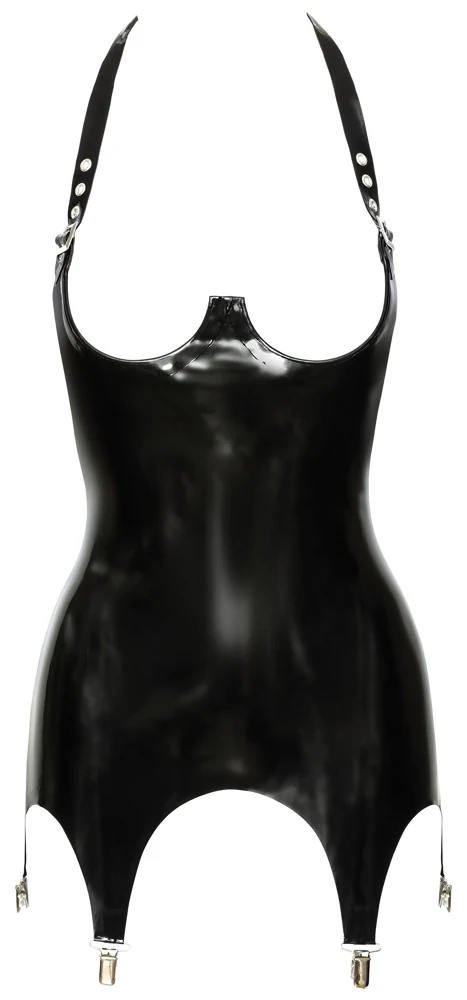 Late X Strapshemd aus Latex