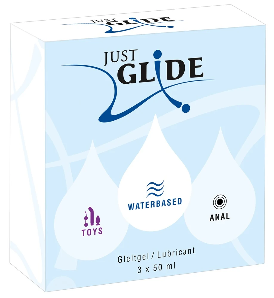 Just Glide Set 3 x 50 ml gleitmittel ohne aroma