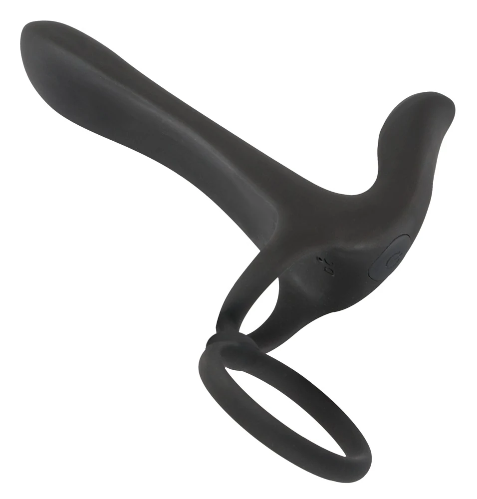 Black Velvets Couple's Vibrator penisring