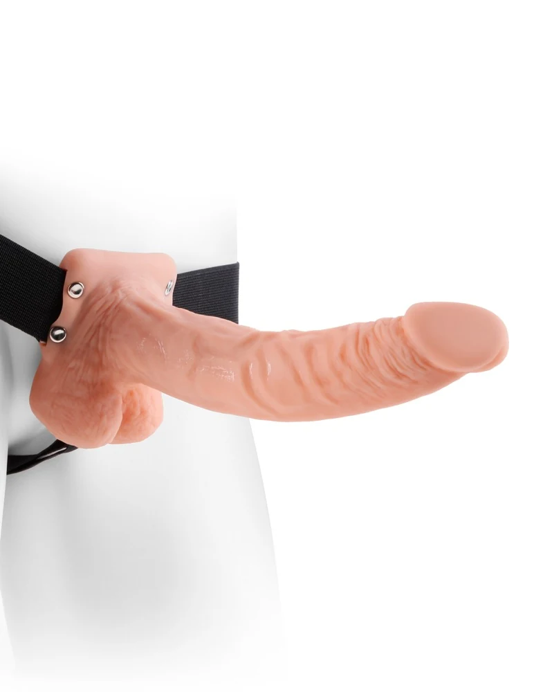 FF Series 9“ Hollow Strap-on with Balls