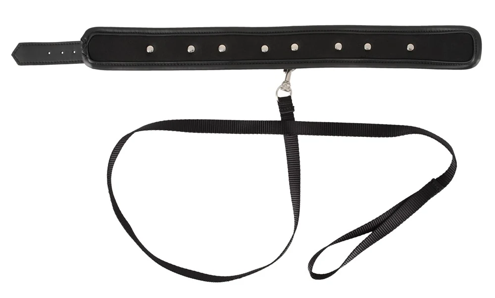 Vegan Fetish Halsfessel und Leine bondage fesseln