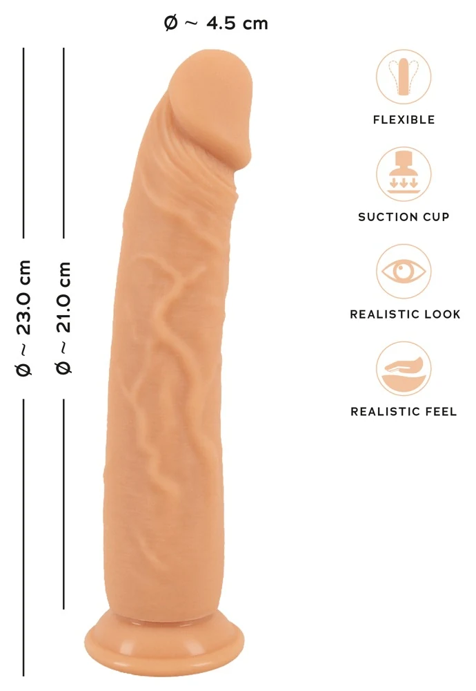 European Lover Silicone! 23 cm dildo