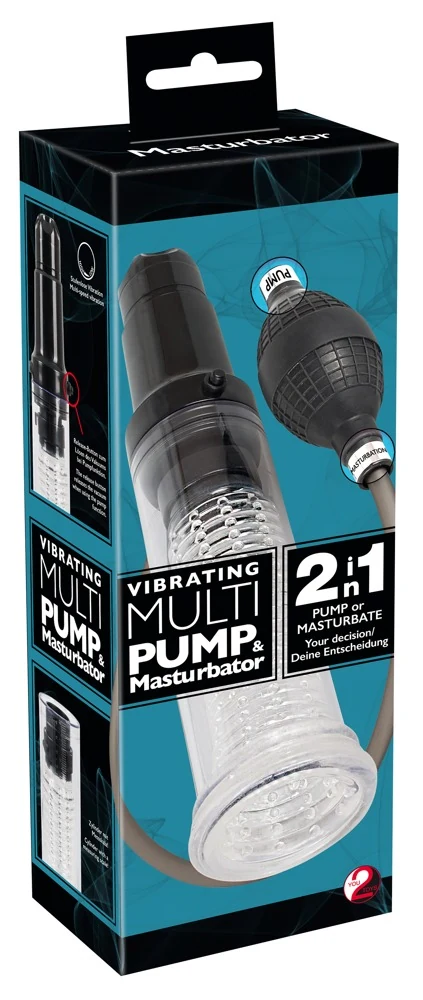 You2Toys Vibrating Multi Pump Masturbator penispomp