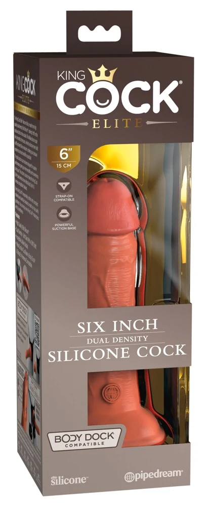 King Cock Elite 6“ Dual Density Silicone 17,8 cm dildo