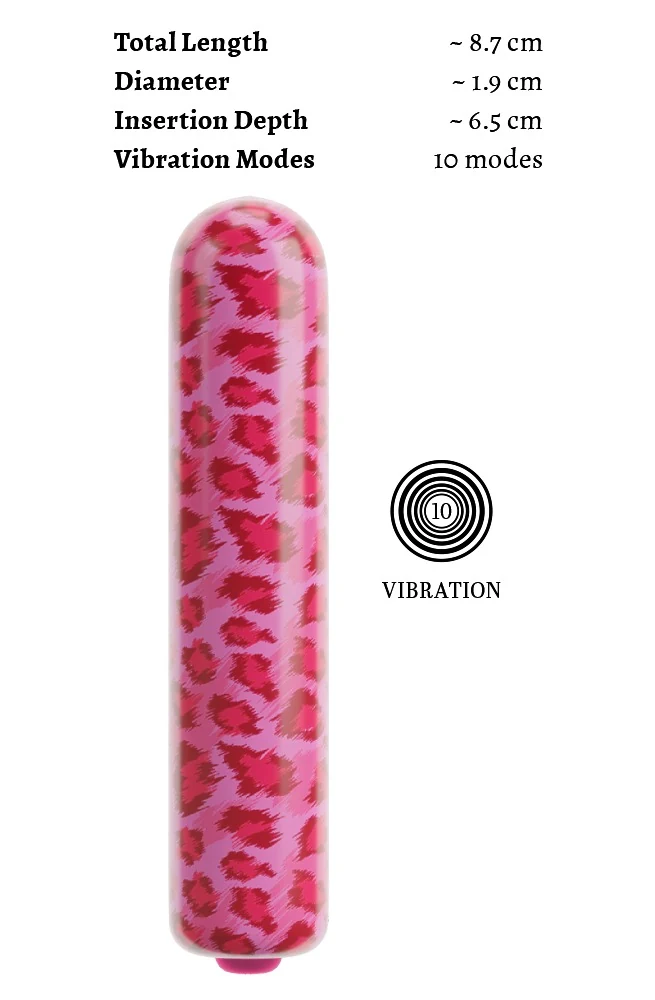 beau coeur LEO Mini Vibrator 8,7 cm