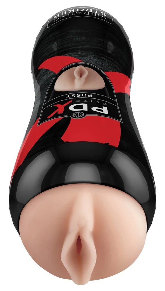 PDX Elite Pussy Vibrating Stroker masturbator