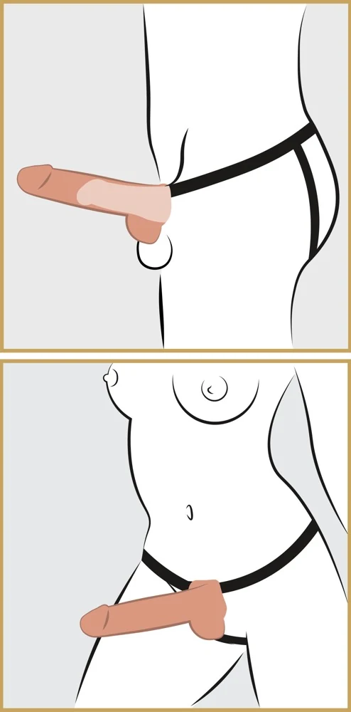 FF Series Hollow Strap-on Squirting