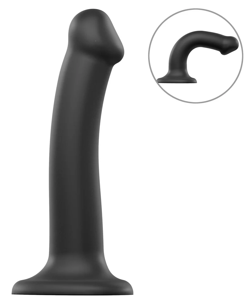 strap-on-me Dual Density Bendable Dildo 18 cm