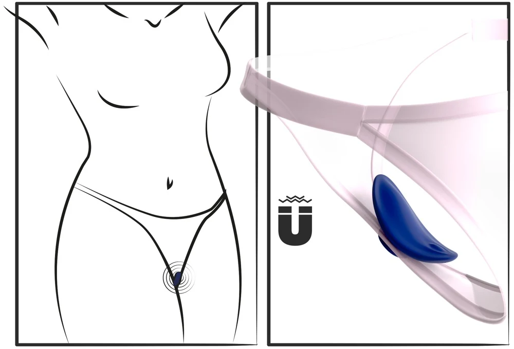 Sweet Smile RC Panty Vibrator Extra Slim 10,4 cm