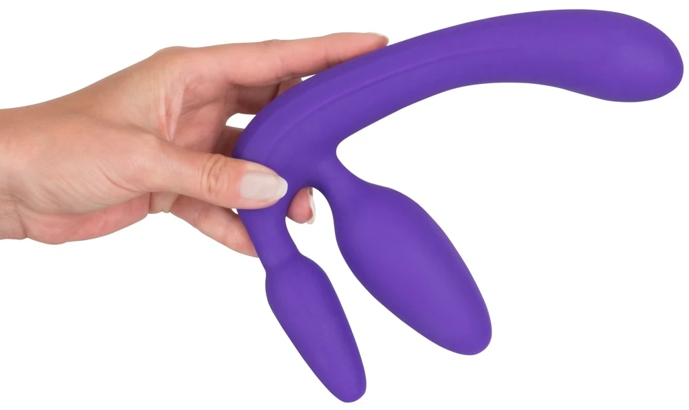 Strapless Strap-On Triple Teaser 20 cm dildo