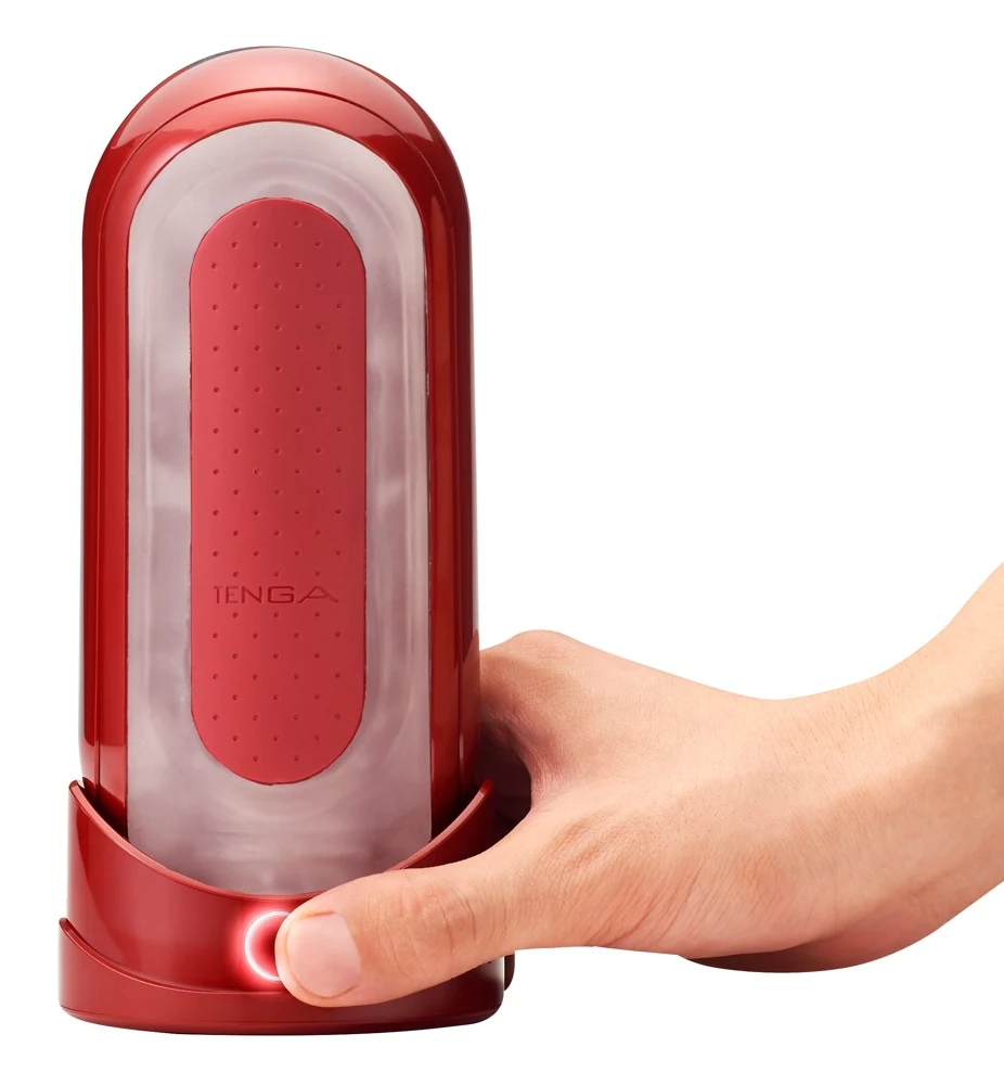 TENGA Flip 0 (Zero) Red Warmer Package masturbator