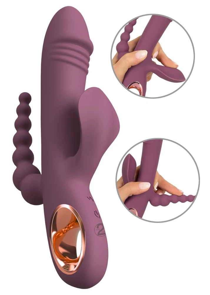 You2Toys Slim Triple Plum 21,4 cm vibrator