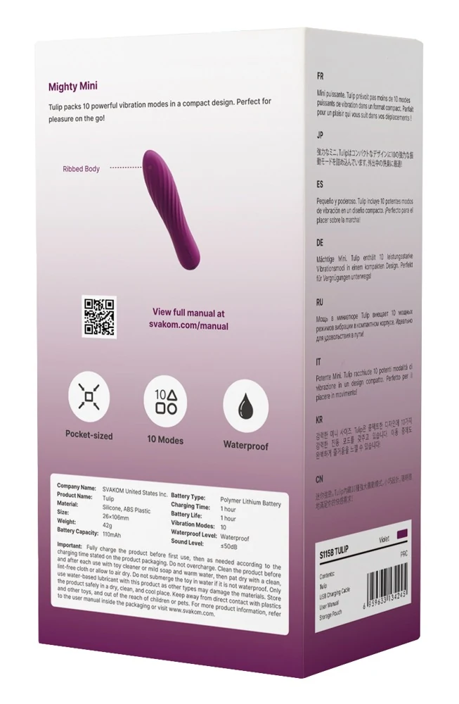 SVAKOM Tulip 10,6 cm vibrator