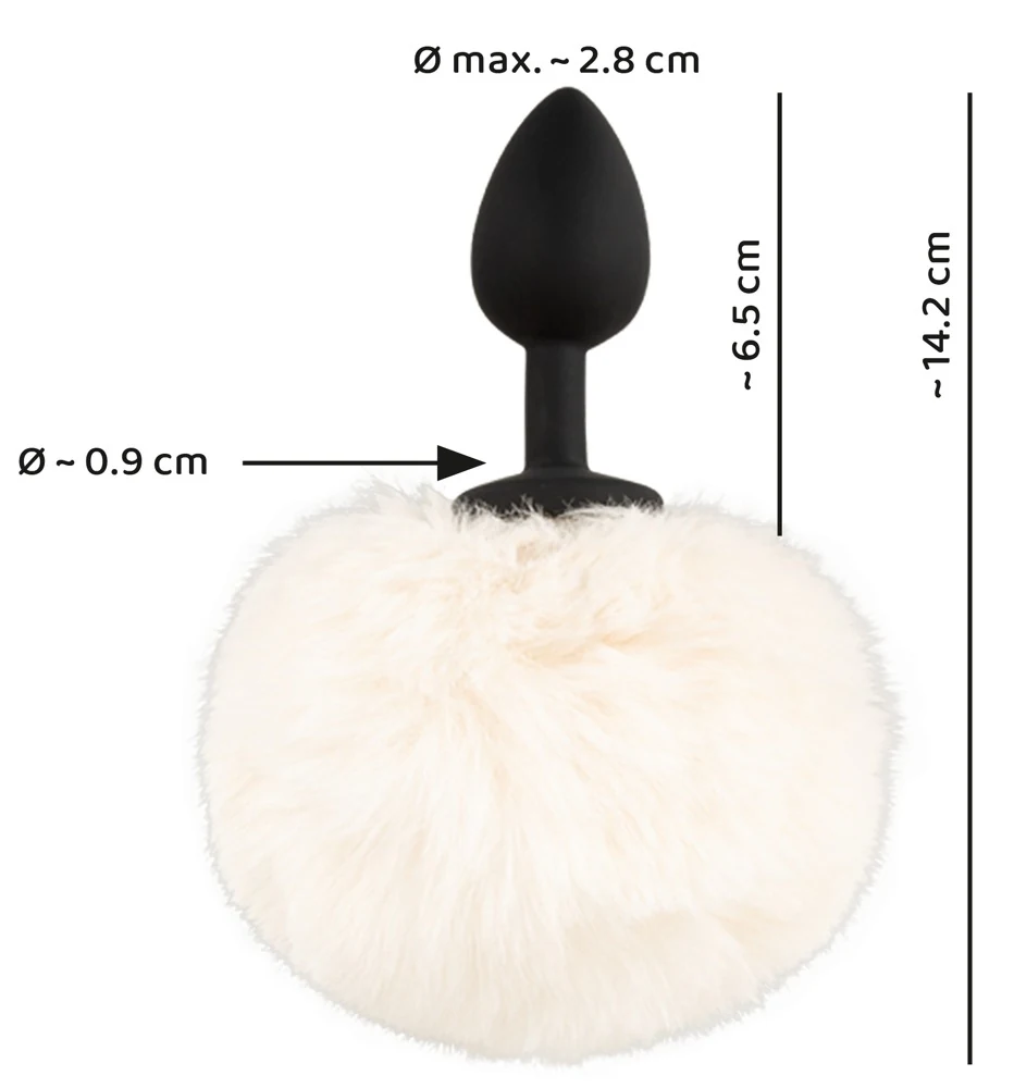 You2Toys Fluffy tail size S 14,2 cm anal toy