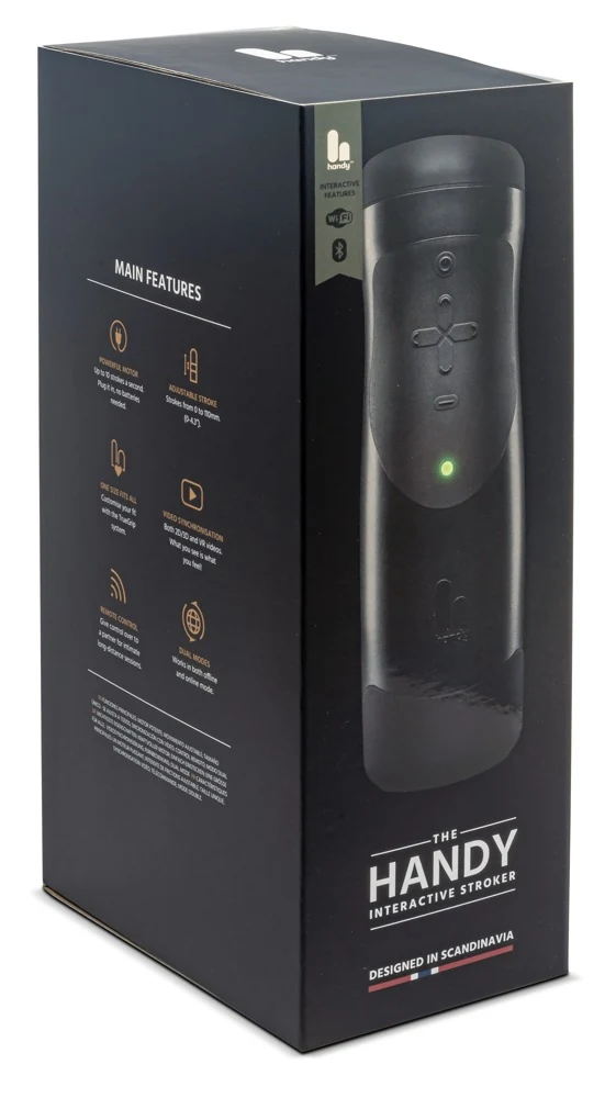 The Handy Interactive Stroker masturbator